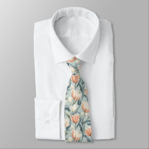 Cravate Cadeaux de la Fête des Papas Mignons Fleur de Tuli