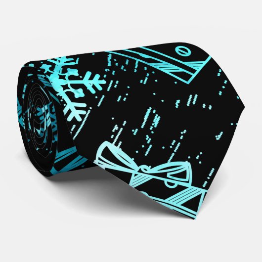 Cravate Cadeaux de Noël 9 (Roulé)