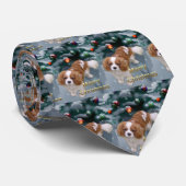 Cravate Cadeaux de Noël Cavalier King Charles Spaniel (Roulé)