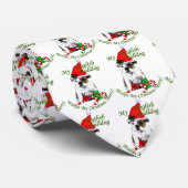 Cravate Cadeaux de Noël de Bulldog anglais (Roulé)