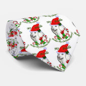 Cravate Cadeaux de Noël de caniche (Roulé)