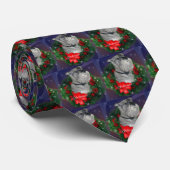 Cravate Cadeaux de Noël pour Schnauzer Standard (Roulé)
