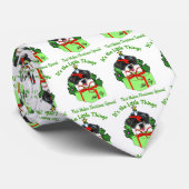 Cravate Cadeaux de Noël Shih Tzu (Roulé)