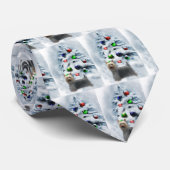 Cravate Cadeaux de Noël Silky Terrier (Roulé)