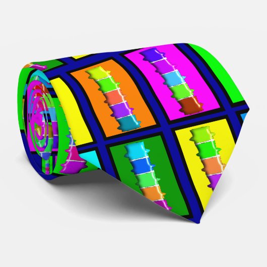 Cravate Cadeaux de Popart de chiroprakteur (Roulé)
