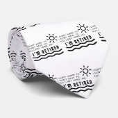 Cravate Cadeaux de retraite drôles pour la maman de papa (Roulé)