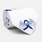 Cravate Cadeaux de soutien de cancer du colon (Roulé)