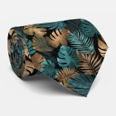 Cravate Cadeaux élégants pour hommes Fleur tropicale (Roulé)