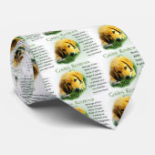 Cravate Cadeaux Golden Retriever (Roulé)