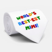 Cravate Cadeaux lumineux de T-shirts des couleurs Mimi du  (Roulé)