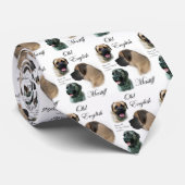 Cravate Cadeaux Mastiff anglais anciens (Roulé)
