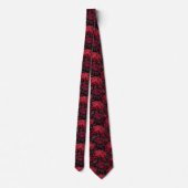 Cravate Cadeaux mignons pour hommes Paeonies (Dos)
