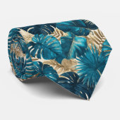 Cravate Cadeaux Papa Originaux Fleur Tropicale (Roulé)