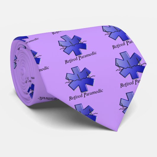 Cravate Cadeaux paramédicaux retraités (Roulé)