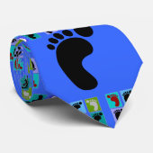 Cravate Cadeaux podiatristes Conception des pieds (Roulé)