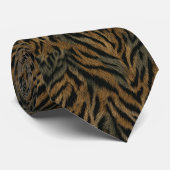 Cravate Cadeaux pour hommes mignons Impression de tigre (Roulé)