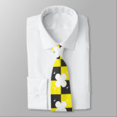 Cravate cadre à quatre feuilles (Attaché)