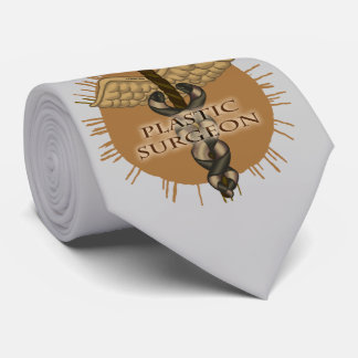 Cravate Caducée de chirurgien plasticien