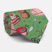 Cravate Café mignon et conception de gâteaux (Roulé)