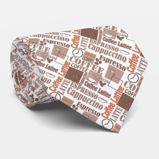Cravate Café préféré (Roulé)