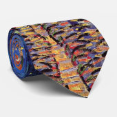 Cravate Café Terrasse à la nuit par Vincent van Gogh (Roulé)