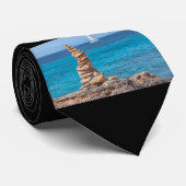 Cravate Cairn à la mer Méditerranée (Roulé)