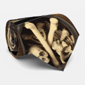 Cravate Caldron des os. (Roulé)