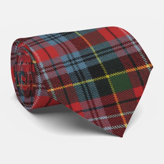 Cravate Caledonia Modern Original Tartan écossais (Roulé)