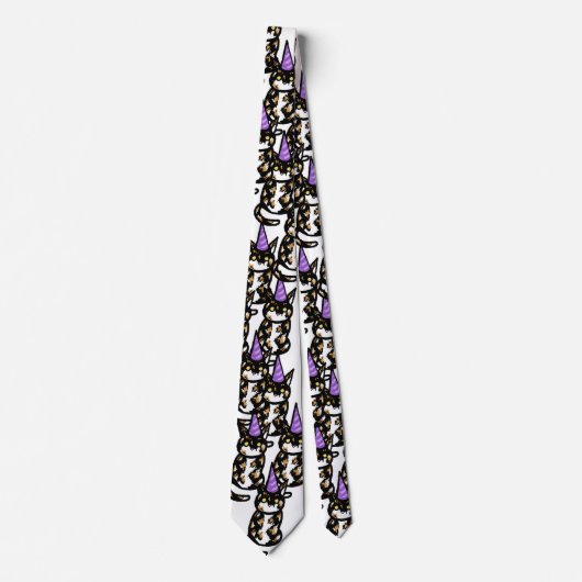 Cravate Calico Cat Celebration Tie (Devant)