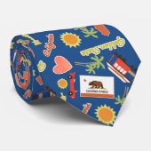 Cravate California Fun Motif (Roulé)