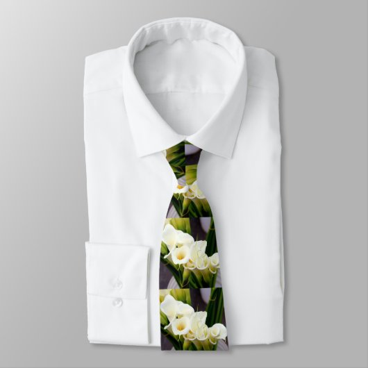 cravate calla lilies (Attaché)