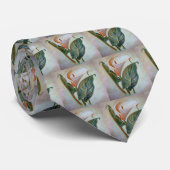 Cravate Calla Lily Beau Art Botanique (Roulé)