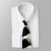 Cravate Callas d'or blanc (Attaché)