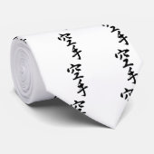 Cravate Calligraphie du karaté japonais de mot (Roulé)