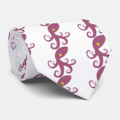 Cravate Calmar pourpre (Roulé)