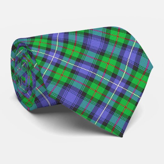 Cravate Caln Donnachaidh | Robertson Tartan (Roulé)