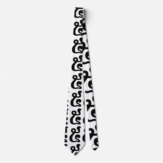 Cravate Cambodian Number 5 / Five / ៥ (Pram) Khmer Script (Devant)