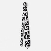 Cravate Cambodian Number 5 / Five / ៥ (Pram) Khmer Script (Dos)