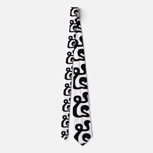 Cravate Cambodian Number 5 / Five / ៥ (Pram) Khmer Script (Dos)
