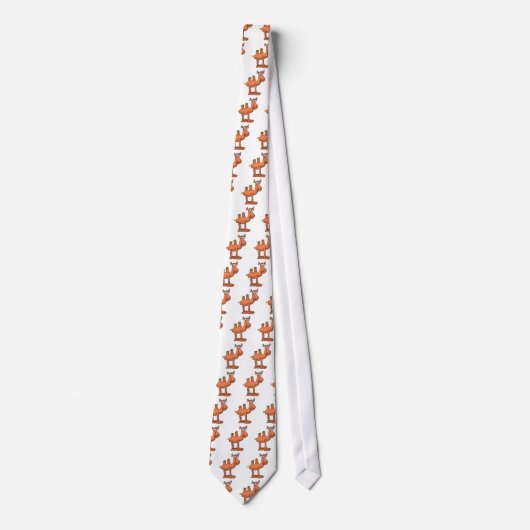 Cravate cameau mignon (Devant)