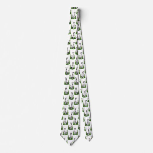 Cravate Camel llama Alpaca Design Motif (Devant)