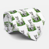 Cravate Camel llama Alpaca Design Motif (Roulé)