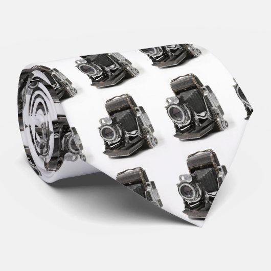 CRAVATE CAMERA VINTAGE (Roulé)