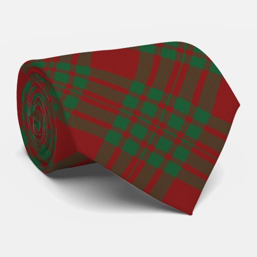 Cravate Cameron Cave Plaid Tartan (Roulé)