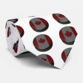 Cravate Camion de hockey canadien (Roulé)