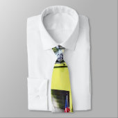 Cravate Camion-feu jaune (Attaché)