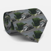 Cravate Camion gris de réservoir d'alimentation de bétail (Roulé)