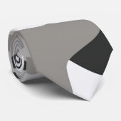 Cravate Camion noir et gris (Roulé)