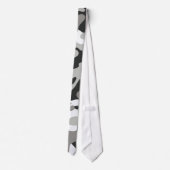 Cravate Camion noir et gris (Dos)