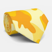 Cravate Camion rose jaune deux tons Groomsman (Roulé)